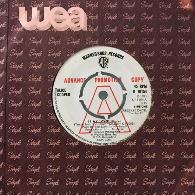 Be My Lover / You Drive Me Nervous - UK / Single Promo Pressing / K16154