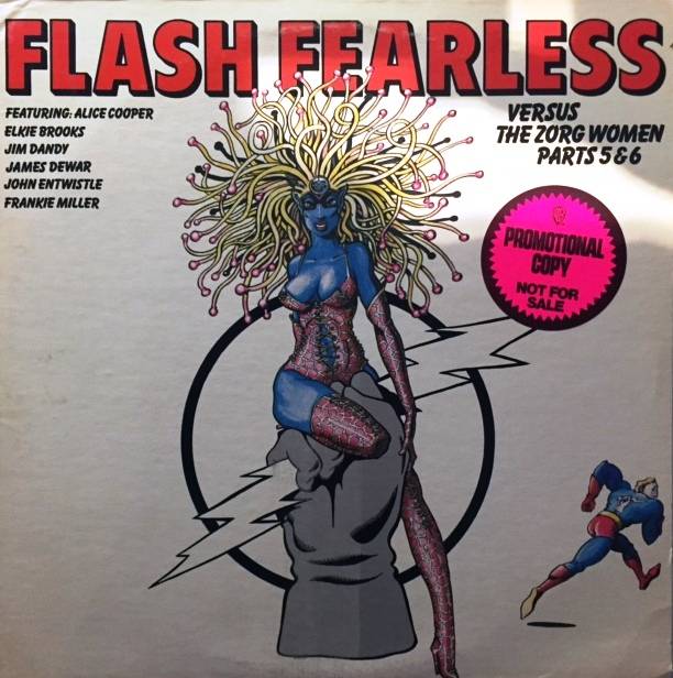 Flash Fearless - USA /  Promo Sticker / CHR1072 