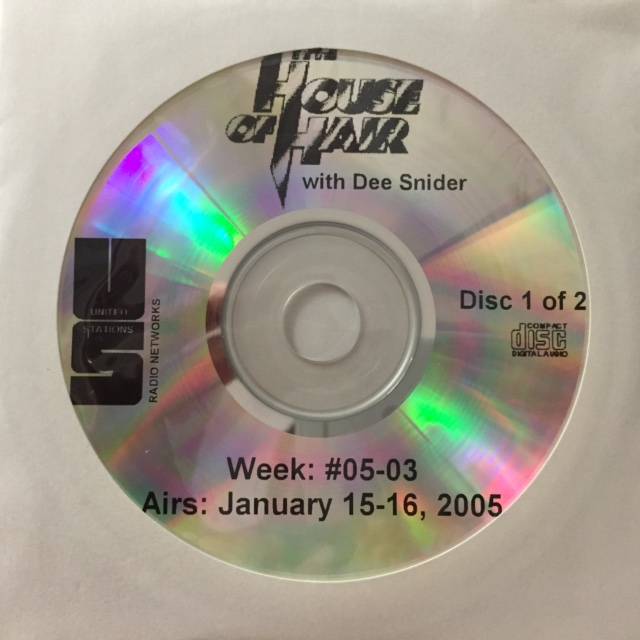 The House Of Hair Radio Show  - USA / CD / 15 JANUARY 2005