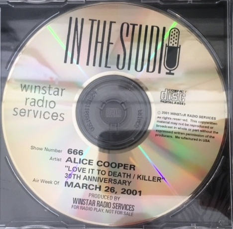 In The Studio Radio Show - USA /  CD / 666 / 26 MARCH 2001