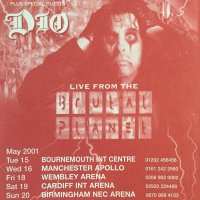 Flyer - 2001 / UK Brutal Planet Tour