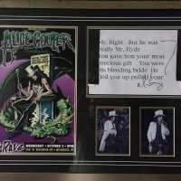 Alice Cooper - Signed Collage - Brutal Planet