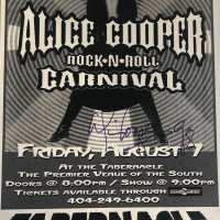 Alice Cooper - Signed 1998 Tour Poster