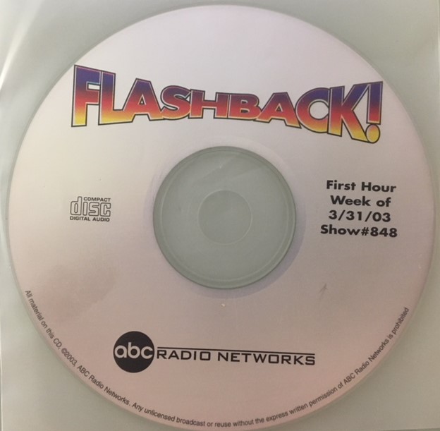 Flashback - USA / CD / 848 / MARCH 31 2003
