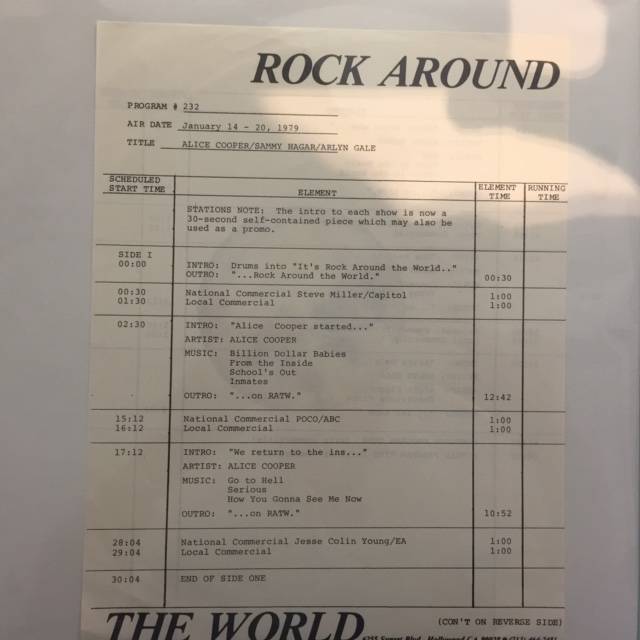 Rock Around The World - USA / 20 JAN 1979 / #232