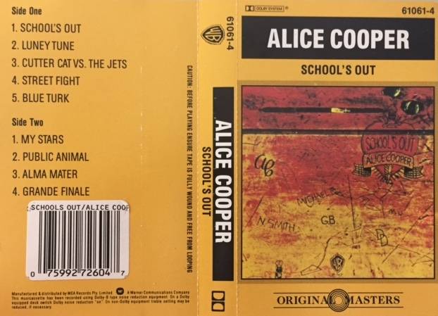 School's Out - Australia / Cassette / Original Masters 2nd Edition / 610614