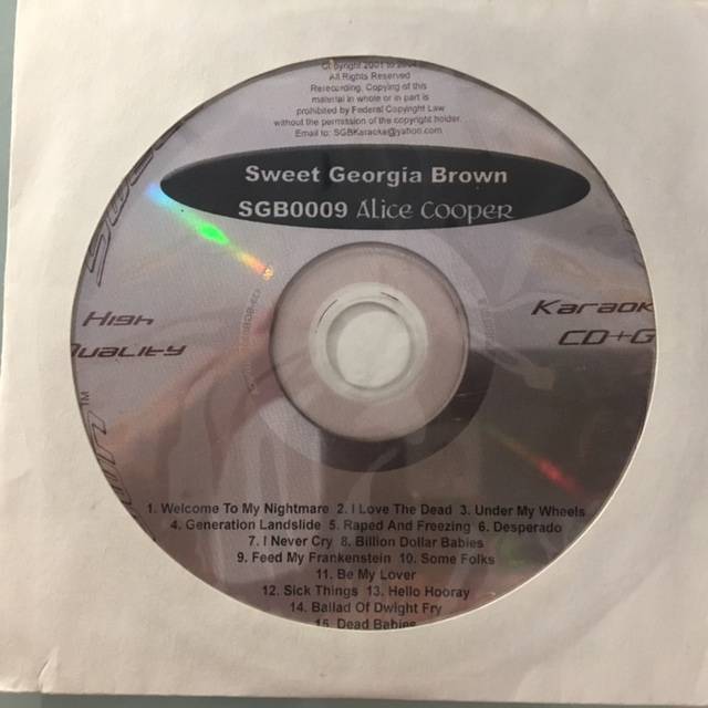 Sweet Georgia Brown - USA / CD / Karaoke