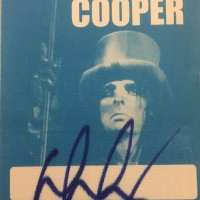 Alice Cooper - Signed Pass
