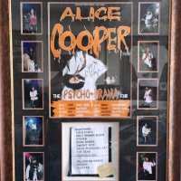 Alice Cooper - Signed Collage - 2007 - Psycho Drama Tour - Austalia 